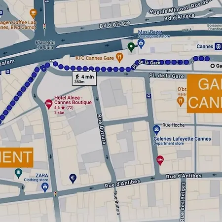 Appartement Elegant 2p Rue Meynadier 350 M Palais&beaches Cannes